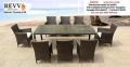 outdoor wicker dining set