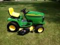 John Deere LX280 lawn tractor with snow thrower