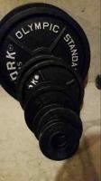 175lbs of Olympic weights for half price!