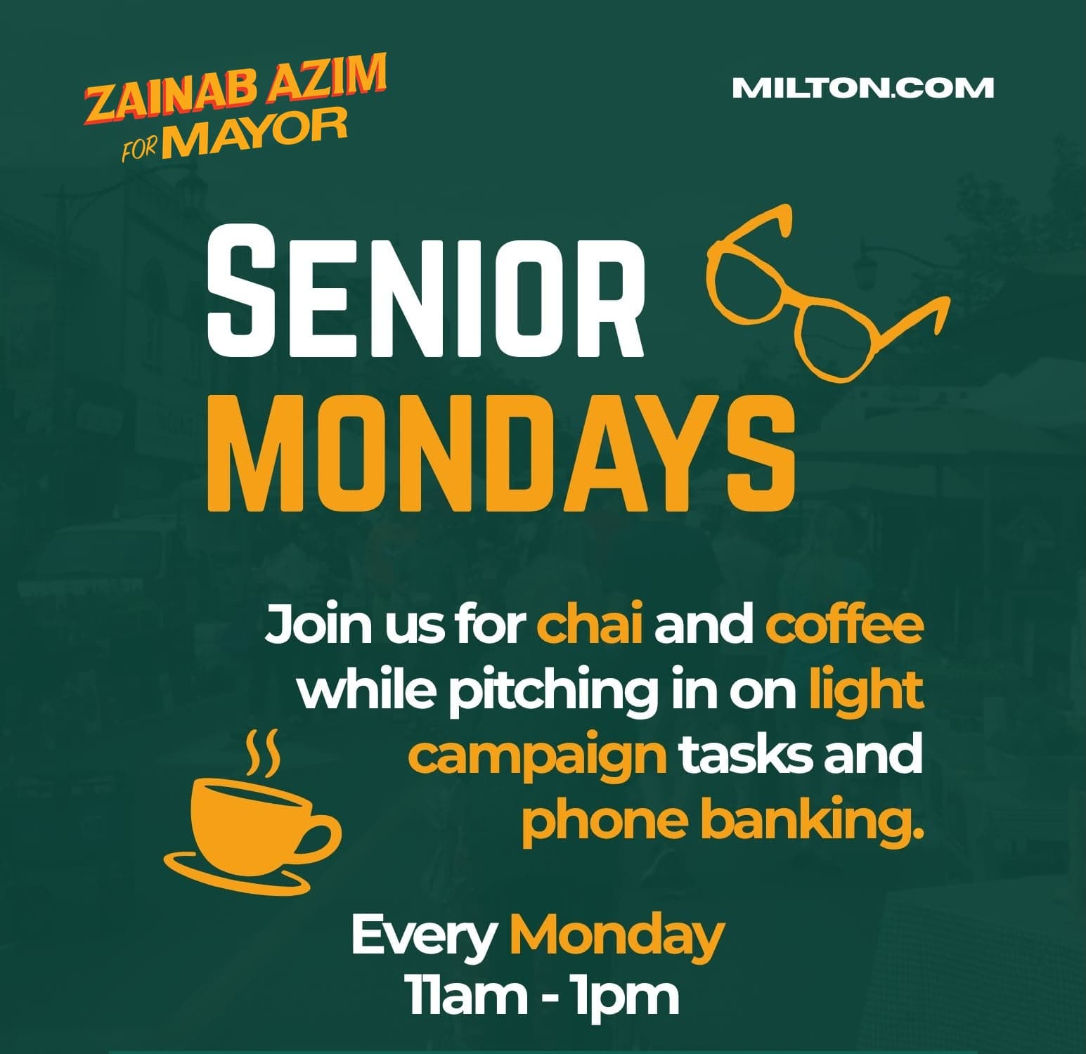 Senior Mondays poster